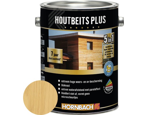 HORNBACH Hybride houtbeits kleurloos 2,5 l