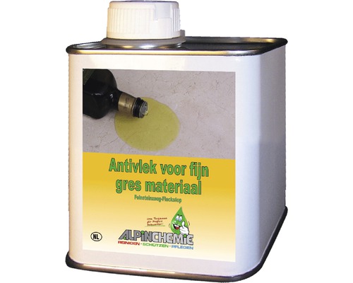 Antivlek voor gres materiaal 0,5 ltr Antivlek voor gres materiaal 0,5 ltr