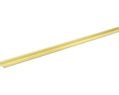 SKANDOR Afsluitprofiel Champagne zelfklevend 15 mm, 900 mm Houtdecoratielijst