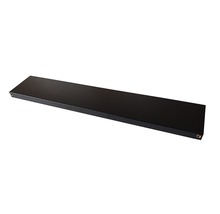 Zwarte wandplank voor wandmontage