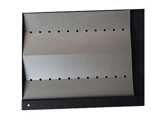 TENNEKER Reserve onderdeel warmtereflecterende plaat TGS46 B14 tbv Halo TG3 Metalen plaat met rij gaten voor werkplaatsbenodigdheden