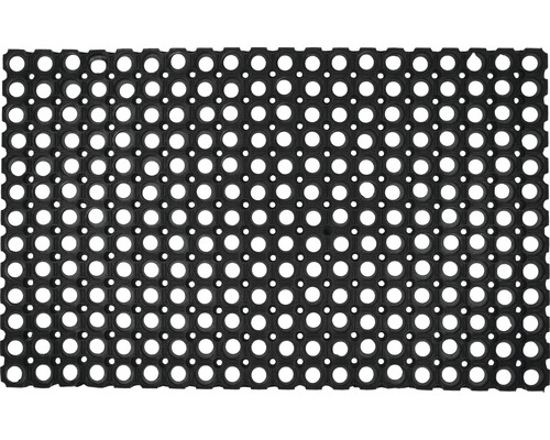 Deurmat rubber noppen zwart 50x80 cm-0