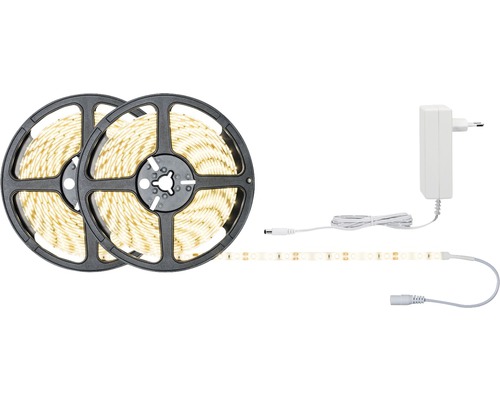 PAULMANN SimpLED LED-stripset warmwit 10 m wit gecoat PAULMANN SimpLED LED-stripset warmwit 10 m wit gecoat