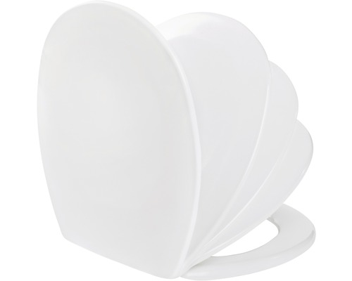 Witte toiletbril met softclosemechanisme