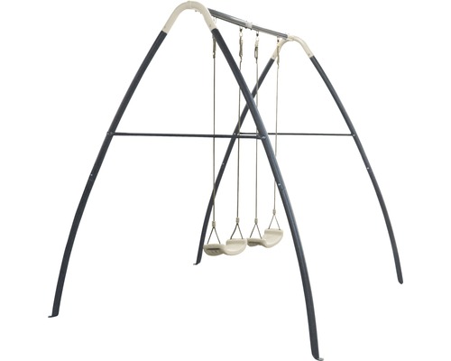 Schommel met drie zitplaatsen voor de tuin