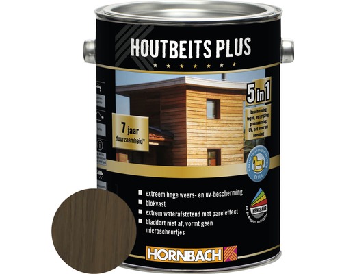 HORNBACH Hybride houtbeits noten 2,5 l