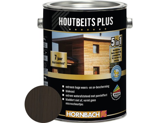 HORNBACH Hybride houtbeits palissander 2,5 l