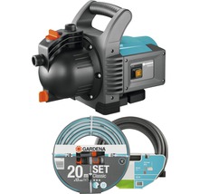 Gardena tuinpomp 3500/4 set met 20 meter tuinslang en 3,5 meter zuig- en drukslang
