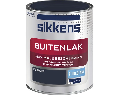 SIKKENS Buitenlak zijdeglans geldersblauw 750 ml Sikkens Buitenlak verf voor buiten