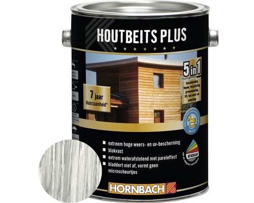 HORNBACH Hybride houtbeits wit 2,5 l