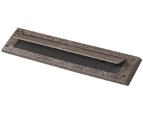 ELLEN Brievenbus tochtwering met klep bruin 82x340 mm ELLEN Brievenbus tochtwering met klep bruin 82x340 mm