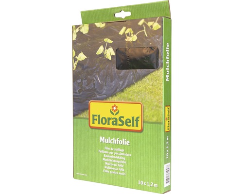 FLORASELF Mulchfolie zwart 10x1,2m M/UV