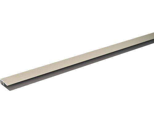 SKANDOR Afsluitprofiel Cognac met onderprofiel 21 mm, 900 mm Deurafdichting van metaal en rubber