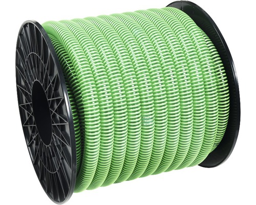 Spiraalslang 1 1/4" 18 m groen voor pomp, bestelbaar per 10 cm