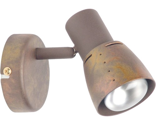BRILLIANT Wandspot Lava 1-lichts oud koper BRILLIANT Wandspot Lava 1-lichts oud koper
