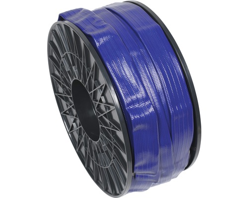 Waterslang industrieel plat 1 1/4" 50 m Platte slang op haspel