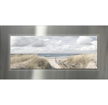 Wanddecoratie met duinlandschap en uitzicht op zee
