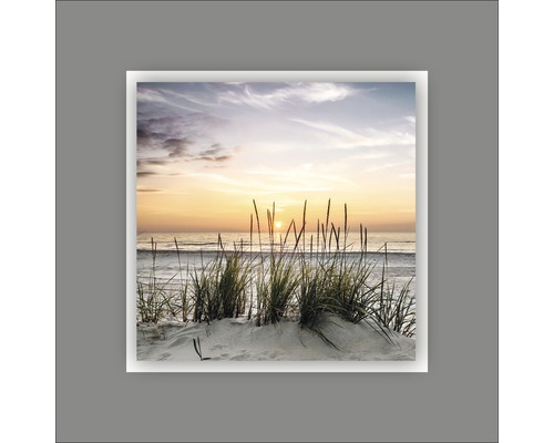 Decoratieve afbeelding met strandmotief in lijst
