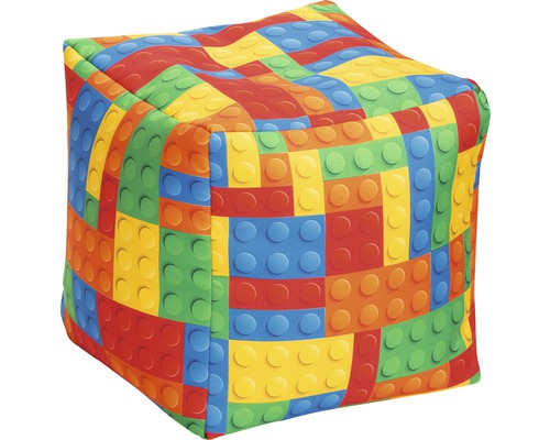 SITTING POINT Poef Cube blokjes 40x40x40 cm SITTING POINT Poef Cube blokjes 40x40x40 cm