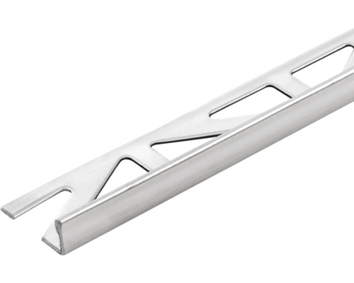 DURAL Afsluitprofiel RVS grijs 8 mm x 100 cm DSE 80 Tegelprofiel van metaal