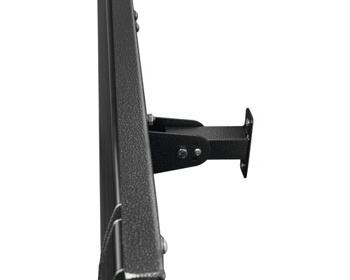 Detailopname van een schijnwerper met beugel