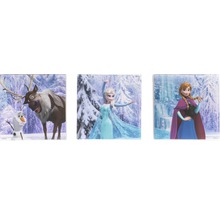 Drie Frozen motieven als wanddecoratie