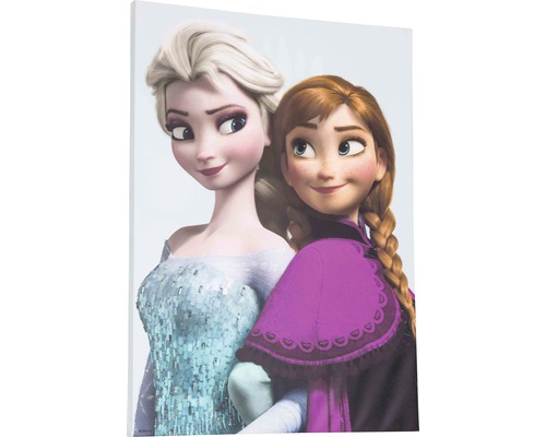 DISNEY Schilderij canvas Frozen Elsa&Anna 50x70 cm