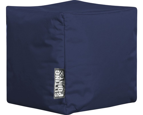 SITTING POINT Poef Cube Scuba donkerblauw 40x40x40 cm SITTING POINT Poef Cube Scuba donkerblauw 40x40x40 cm