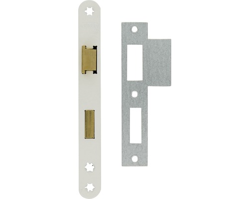 Insteekslotval en sluitplaat voor deur