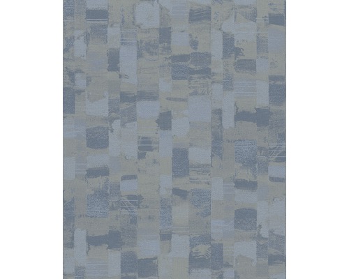 MARBURG Vliesbehang 30814 Montego grafisch blauw Behang met abstract rechthoekig patroon