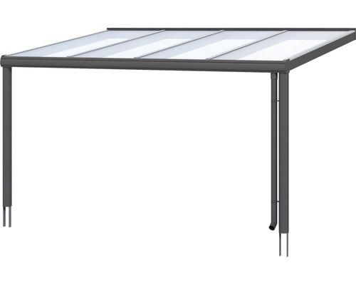 Vrijstaande terrasoverkapping met afwateringssysteem