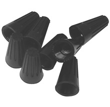 Lasdoppen 0,34-6 mm² zwart, 50 stuks