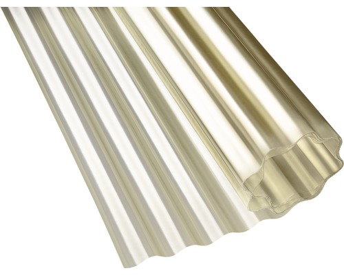 GUTTA Polyester Golfplaat 76/18, natuur, 5x2 m Kunststof lichtplaat