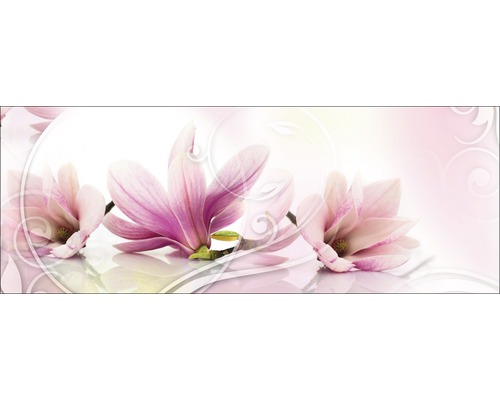 Decoratieve tegel met magnolia bloemmotief