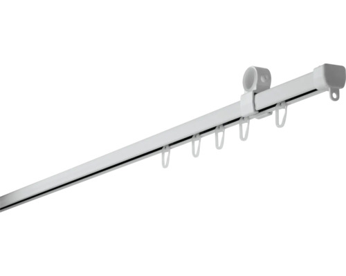 GARDINIA Gordijnrails U-Loop wit 110 cm Gordijnroede met glijders voor gordijnophanging