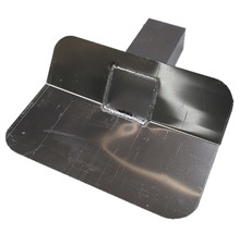 Kiezelbak aluminium 60 x 80 mm, 45º-thumb-0