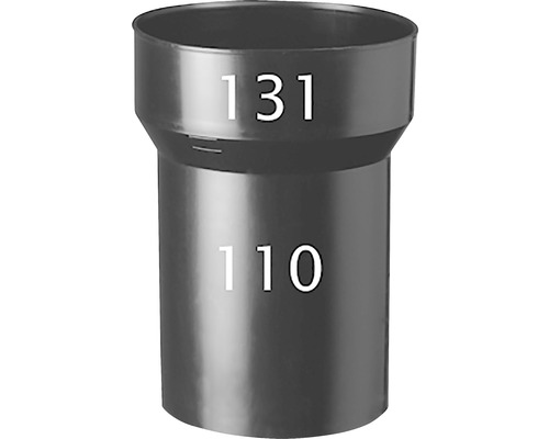 Afvoerpijp met de afmetingen 131 en 110