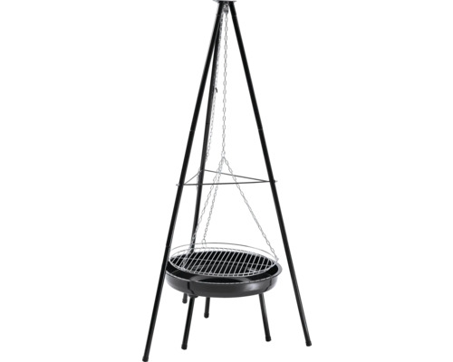 Houtskool Barbecue driepoot zwart Ø 50 cm