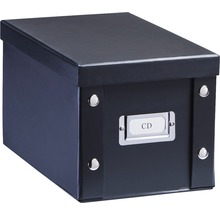 Opbergbox zwart karton 16,5x28x15 cm-thumb-0