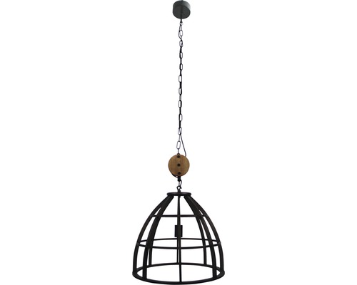 Hanglamp met kettingontwerp en metalen kooi