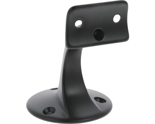 Metalen leuninghouder voor de bevestiging van een trapleuning