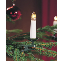 Elektrische kerstboomkaars met klem op de kerstboom