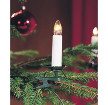 Elektrische kerstboomkaars met clip voor bevestiging aan de kerstboom