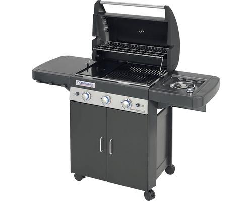 CampinGaz barbecue met drie branders, opbergruimte en kast