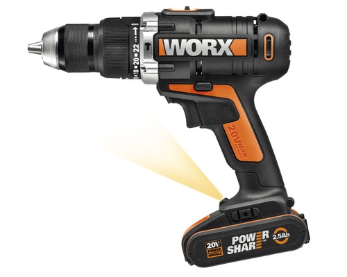 WORX Accu klopboor schroefmachine WX372.6 met 1 accu kopen