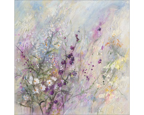 PURE LIVING Schilderij canvas origineel Originalbild Natural Flowers I 40x40 cm