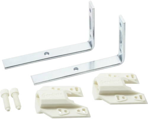 Gardinia montageset voor jaloezieën met schroeven en beugels