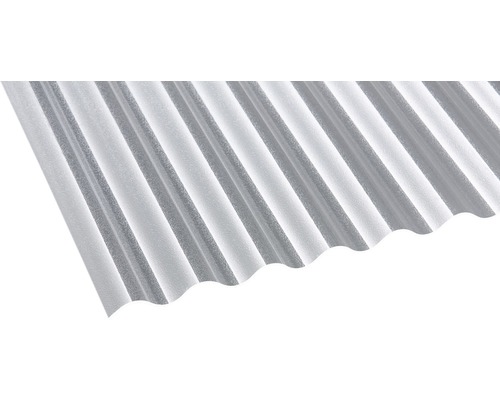 GUTTA Acryl Golfplaat sinus 76/18, helder, 2000x1045x3 mm Golfplaat van kunststof
