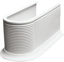 Kunststof koekoek met horizontale ribbelstructuur