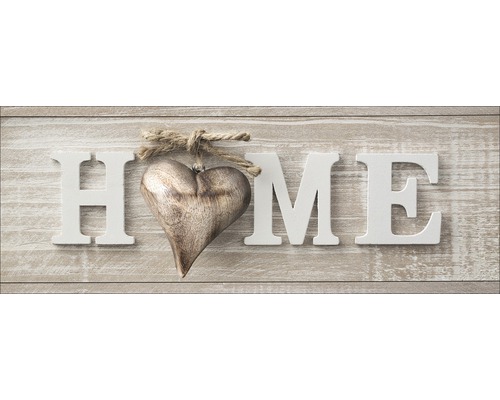 Decoratie met het woord ''Thuis'' en een houten hart